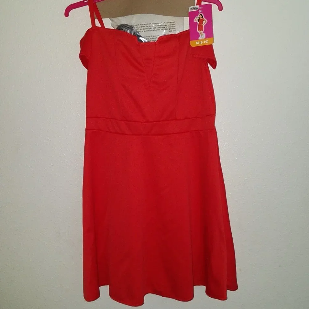 NEW Nini As Gabriella High School Musical Costume Medium Disney Dress Microphone - Picture 3 of 7